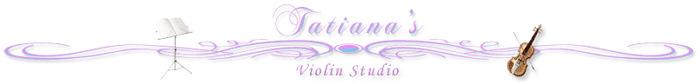 Tatiana's Violin Studio